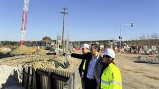 Μ. Θεμιστοκλέους από το υπό ανέγερση Παιδιατρικό Νοσοκομείο στη Θεσσαλονίκη: 