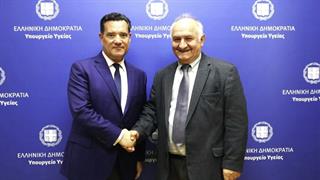 Συνάντηση Γεωργιάδη με τον πρόεδρο του Κεντρικού Συμβουλίου Υγείας