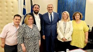 Συνάντηση ΠΟΣΣΑΣΔΙΑ με τον Υφυπουργό Εθνικής Οικονομίας και Οικονομικών, κ. Δημήτρη Μαρκόπουλο